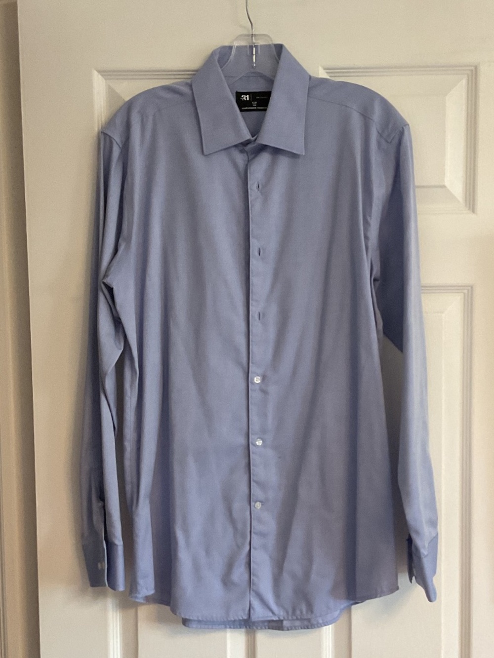 2 FOR $15!  🤩 Le 31 by Simons Men’s Blue Dress Shirt - size 15.5R, 39R